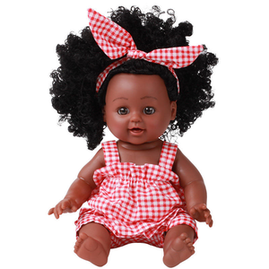 Poupée noire américaine Reborn de 30 cm, fabriquée à la main en silicone et vinyle, bébé réaliste, jouet pour enfants, cadeau de Noël - Product Image 3