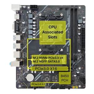 Nouvelle carte mère PANDL AM4 Micro-ATX pour PC de jeu <span class=keywords><strong>AMD</strong></span> <span class=keywords><strong>Ryzen</strong></span> <span class=keywords><strong>5</strong></span> <span class=keywords><strong>3600X</strong></span> DDR4 NEMe NGFF B450 - Product Image 4