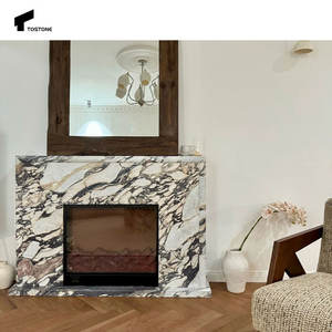 गर्म विला रहने वाले कमरे के लिए टोस्टोन शानदार प्राकृतिक कैलाटा वायला संगमरमर के पत्थर के मैटल वातावरण - Product Image 2