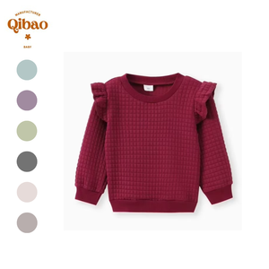 Personnalisé Automne Hiver Enfants Filles Imprimé <span class=keywords><strong>Polaire</strong></span> En Peluche Top Vêtements Coton Rembourrage Bébé Pulls Chandails - Product Image 1