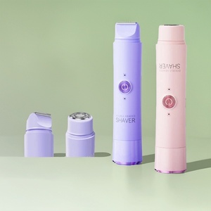 Nuovi Arrivi: Rasoio Elettrico Ricaricabile Indolore per Corpo e Viso, Depilatore a Doppia Testina per <span class=keywords><strong>Donne</strong></span> e Uomini - Product Image 1