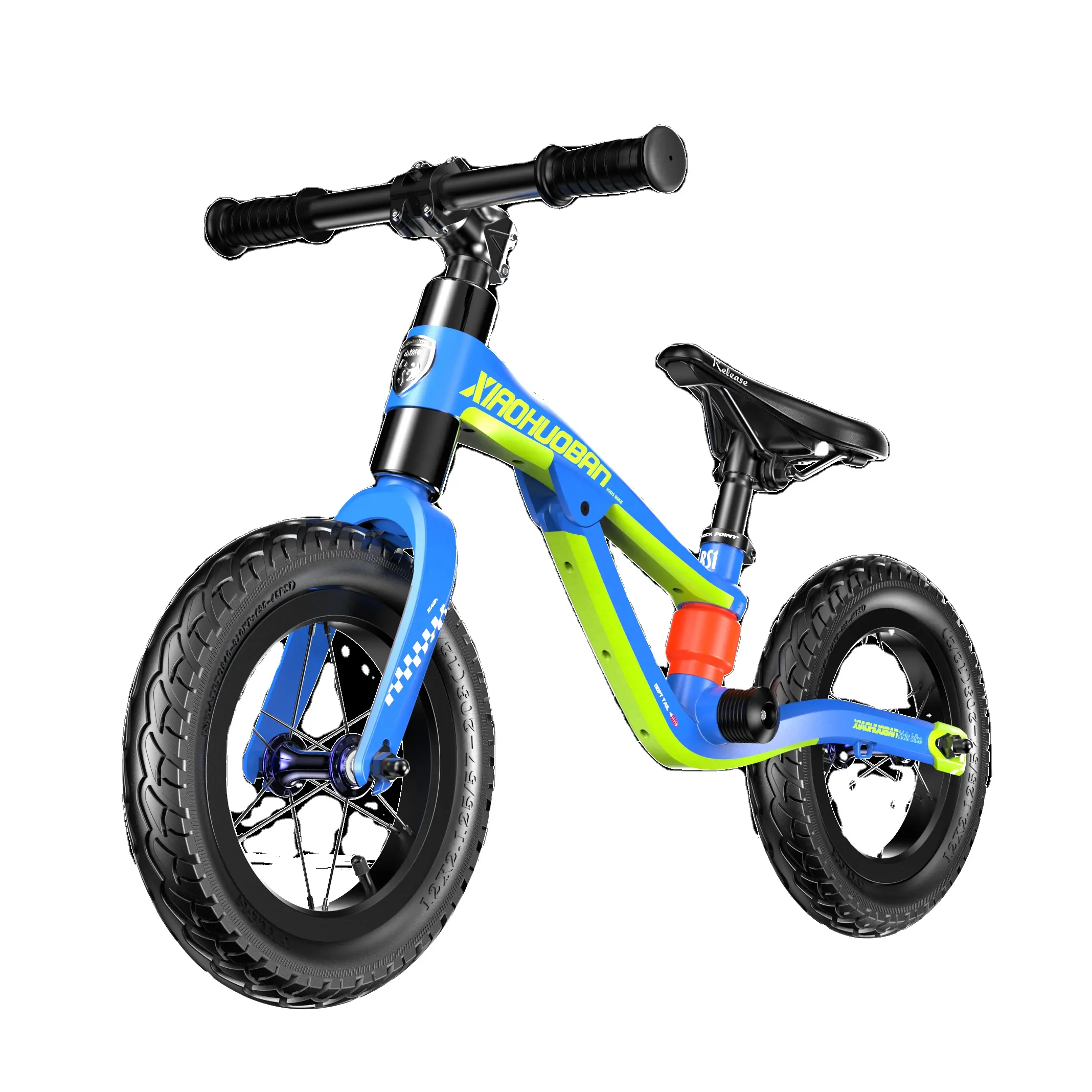 จักรยานทรงตัวสำหรับเด็ก,แมกนีเซียมอัลลอยสองล้อขนาดเล็กขี่ง่ายสำหรับเด็ก