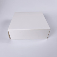 Boîte à gâteau PACKINWAY avec fenêtre en carton blanc personnalisable, 12*12*14, 14*14*16 pouces, idéale pour les mariages, les fêtes et les anniversaires