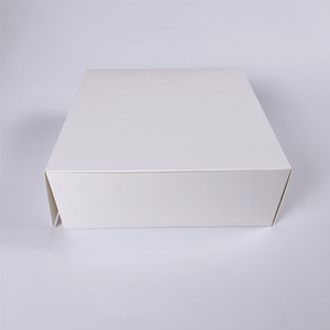Boîte à gâteau PACKINWAY avec fenêtre en carton blanc personnalisable, 12*12*14, 14*14*16 pouces, idéale pour les mariages, les fêtes et les anniversaires - Product Image 1
