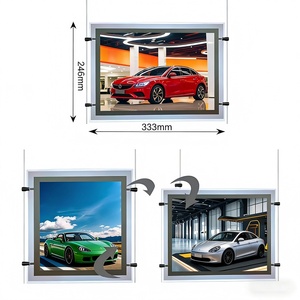 Hanging Rechargeable Waterproof <b>Light</b> Box, High Brightness Advertising <b>Panel</b> <b>Light</b> Box - Product Image 1