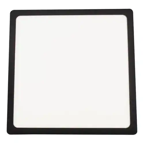 Surface-Mounted 24W LED Panel Lamp Slim Square Design Warm for Home Office Hospital Available 3000K 4000K 6500K Black Structure