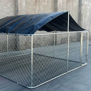 Sıcak satış köpek kulübesi açık sıcak daldırma galvanizli ucuz köpek kulübesi kaynaklı tel köpek kafesi - Product Image 3