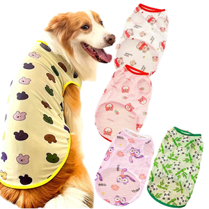 Fast Delivery Summer Waterproof Dog & <b>Cat</b> Cute Printed Stretch Breathable <b>T</b>-shirts Pet Apparel - Product Image 1