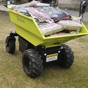 Chariot à roues <span class=keywords><strong>électrique</strong></span> (mini-dumper) de 600 kg de capacité avec batterie au plomb, auto-vidangeant, chargeur de roues, OEM, faible MOQ - Product Image 3