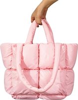 Nouveau designer personnalisé hiver femmes Nylon imperméable sacs à main marques célèbres grande capacité broderie fermeture éclair sac fourre-tout
