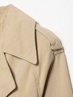 Vêtements pour femmes MYST&ZA – Nouvelle collection automne 2026 : Trench-coat court élégant et simple avec ceinture et épaulettes 6318233