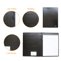 Fournisseur d'école A1 Art Luxury Leather Portfolio Binder Custom PU Carrying Case for Artwork & Assigned