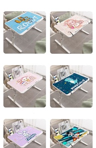 Shaohua OEM máy tính xách tay văn phòng bàn mới máy tính bàn kim loại hợp kim nhôm xách tay có thể gập lại xoay máy tính xách tay bằng gỗ đứng giường sử dụng - Product Image 5