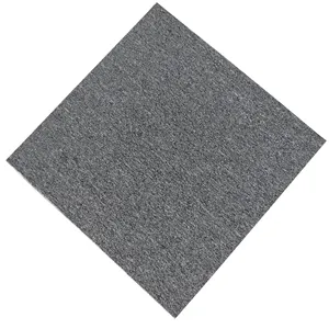 High quality interlocking PP gray peel and stick floor carpet for office commercial carpet tiles 50x50