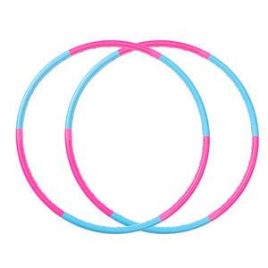 Aro de Hula Hoop de Acero Inoxidable para Fitness, Diseño de Tiras, 6 Secciones, 90 cm, para Hombres y Mujeres, Venta al Por Mayor - Product Image 1