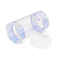 Boîte en plastique transparente pour aliments sur mesure OEM/ODM, tube rond en PVC transparent pour l'emballage