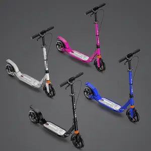 Top Popular Quality Folding Aluminum Kick Scooter 2 Wheels Pro Adult Scooter with Shock Absorber