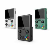 Console de jeu portable rétro X6, écran IPS de 3,5 pouces, double joystick, 500 jeux classiques, batterie de 2000 mAh, sortie TV, cadeau de Noël pour enfants