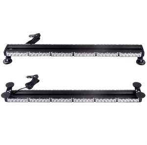 Barre lumineuse magnétique à deux côtés pour montage sur le toit Barre lumineuse stroboscopique à DEL Barre lumineuse stroboscopique d'urgence pour <span class=keywords><strong>voiture</strong></span> tracteur camion épave Barre lumineuse stroboscopique à DEL - Product Image 1