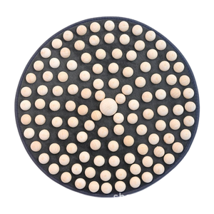 Ступените на подошвы ног через меридианы, массажный коврик для ног из массива дерева - Product Image 1