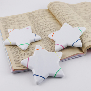 Bán Buôn Tùy Chỉnh 5-Màu Sao Hình <span class=keywords><strong>Highlighter</strong></span> Bút Đánh Dấu Dễ Thương Cá Nhân Văn Phòng Phẩm Thiết Lập Xiên Cho Các Trường Học Khuyến Mãi - Product Image 5