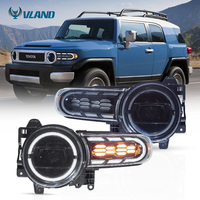 VLAND-Phares et grilles LED d'usine, accessoires de voiture pour Land-Rover Style FJ Cruiser 2007-2014, projecteur à double faisceau