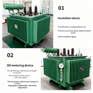 Boyuan S11 MV&HV vermogenstransformatoren 50/60Hz fabrieks prijs 100KVA 1000KVA 150KVA 10KV/400V 400KVA 3-fasen olietransformator - Product Image 2