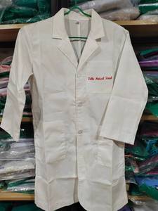 Bata de laboratorio blanca para niños para vestir y proyectos escolares Tela tejida Número de modelo OEM - Product Image 5