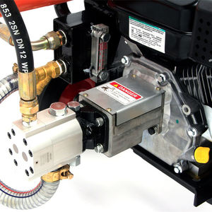 Fabricant chinois fournisseur de déchiqueteuse de bois et <span class=keywords><strong>fendeuse</strong></span> de bûches à moteur essence-électrique 25 tonnes, prix compétitif, haute qualité, à vendre - Product Image 4