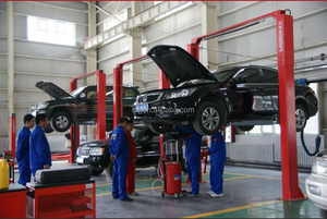 Khởi động 4000kg hai bài nâng 4 t Đôi Xi lanh thủy lực giàn nâng xe nâng cầu 220V 380V TLT 240sc 4 tấn thiết bị tự động - Product Image 5