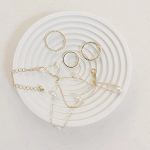 Vassoio per Conservazione Embrioni SYL con Motivo Ondulato, Accessori per Foto, Sfondo per Fotografia di Piccoli Oggetti, Ornamenti Decorativi in Resina - Product Image 6