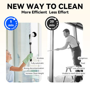 Groothandel Reinigingsborstel Korte Handgreep Oplaadbare Draadloze Elektrische Scrubber Kit Voor Vloer/Glas Huis Geschenken Voor Ouders - Product Image 2