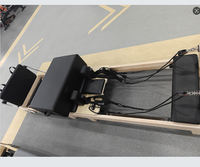 Máquina de Pilates Reformer Plegable de Madera de Arce de Alta Calidad a Precio de Fábrica, Equipo de Pilates Core Bed, Reformer de Pilates Plegable