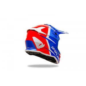 Intrepido casco da Motocross con visiera blu/rossa ABS Shell taglia libera per moto XL nuova condizione - Product Image 5