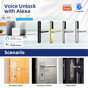 Nueva Cerradura Electrónica Liliwise Ttlock BLE, Cerradura Inteligente WiFi para Puerta, Resistente al Agua, Delgada, Compatible con Alexa, para Puerta de Aluminio - Product Image 6