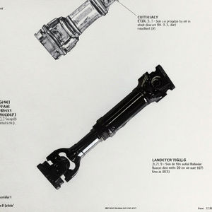 Универсальный шарнирный приводной вал с поперечной упаковкой Телескопический поперечно-шлицевой вал универсальная муфта из стали с черным оксидным покрытием гарантия 1 год - Product Image 5