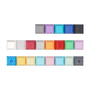 Vente en gros de capuchons de touches vierges en PBT PC, profil Cherry, <span class=keywords><strong>DSA</strong></span>, XDA, MA, OEM, avec tige en croix MX, design personnalisé Tête de Chat - Product Image 1
