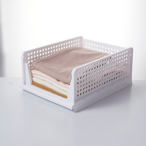 Contenedores Apilables Cuadrados de Plástico PP, Plegables, para <span class=keywords><strong>Armario</strong></span>, Guardarropa, <span class=keywords><strong>Organizador</strong></span> de Almacenamiento para Hogar y Oficina - Product Image 6