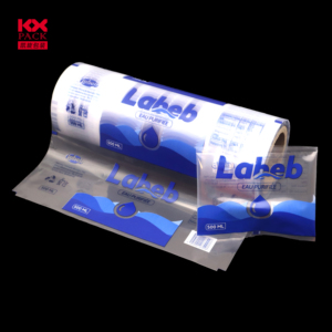 Film de sachet d'eau en rotogravure, film plastique LDPE, rouleau de film de sachet pour l'eau - Product Image 1