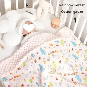 Manta de Bebé Recién Nacido, Gorro y Manta, Suave, Delgada, para Todas las Estaciones, Moderna y Sencilla, 180g - Product Image 4