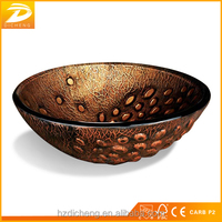 Alibaba India Unique Art Lavabo en porcelaine double couche, résistant à l'eau, design antique pour hôtels et villas