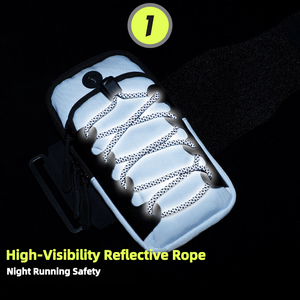 Brazalete Deportivo Universal para Teléfono Celular, Bolsa de Almacenamiento, Correa Ajustable para Fitness, Gimnasio, Ciclismo y Entrenamientos - Product Image 2