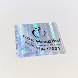 Sigillo di Sicurezza Trasparente per Profumo con Etichetta Personalizzata Olografica Argentata Anti-Manomissione Garanzia Annullata - Product Image 2