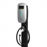 Cargador de Vehículos Eléctricos de Nivel 2 Tipo 2 de 32A y 7KW, Nuevo, para Montaje en Pared, IP65, Control Inteligente por Aplicación, RFID, NFC, Certificado por FCC/CE, Cable de 5 Metros, Venta al por Mayor de Fábrica