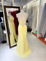Robes de mariée 2027 pour invitées avec bretelles spaghetti, robe de bal longue jusqu'au sol