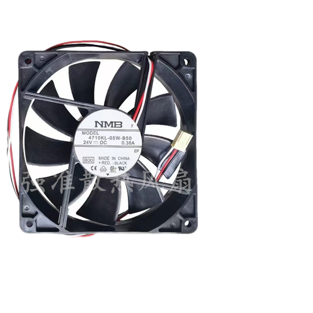 NMB 4710KL-05W-B50/B59 12025 24V 0.38A Ball Bearing Wall Mount Plastic 16in Large Air Volume Inverter Duct Axial Cooling Fan
