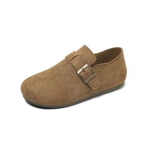 Zuecos de Ante para Mujer, con Correa Ajustable, Plantilla de Corcho, Punta Cerrada, Cómodos, Planos, Multicolores - Product Image 2