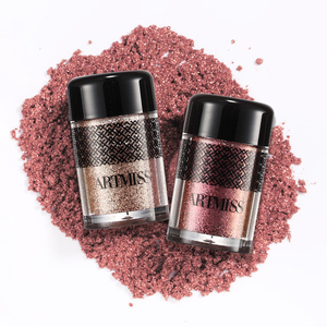 NOUVEAU ARTMISS Poudre Minérale Scintillante Sèche pour les Yeux ou les Lèvres, Fard à Paupières Haute Pigmentation, 8 Couleurs pour les Tons de Peau Foncés et Clairs - Product Image 1