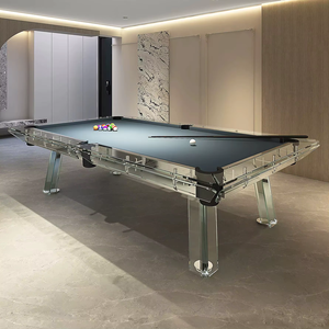 Mesa <span class=keywords><strong>de</strong></span> Billar <span class=keywords><strong>de</strong></span> Acrílico <span class=keywords><strong>Transparente</strong></span> <span class=keywords><strong>de</strong></span> Diseño Nuevo, Mesa <span class=keywords><strong>de</strong></span> Billar <span class=keywords><strong>de</strong></span> Lujo <span class=keywords><strong>de</strong></span> 8 pies/9 pies <span class=keywords><strong>de</strong></span> Tamaño, Fabricada en PMMA, para Sala <span class=keywords><strong>de</strong></span> Estar - Product Image 1