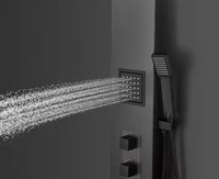ES015-2 Vente Chaude Salle De Bains Murale Fantaisie Grande Pluie Cascade Spa Douche De Massage